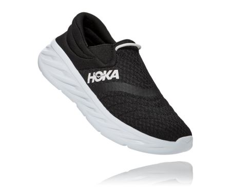 Hoka One One Ora Recovery Shoe 2 Dama - Sandale Negrii / Albi | RO-zLtcjIB